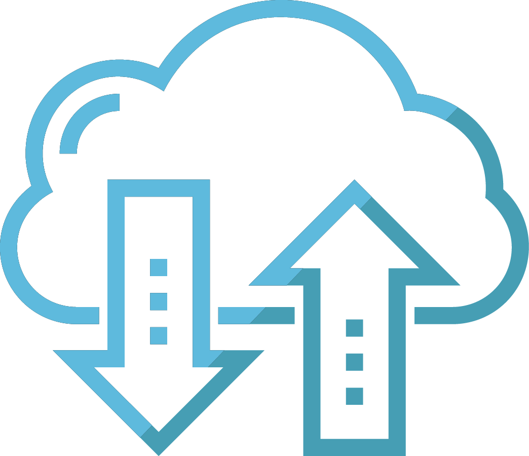 Technology cloud icon